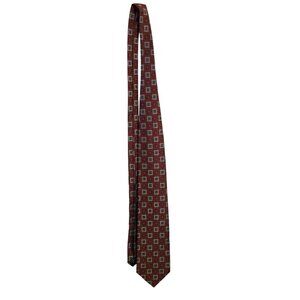 Hickey Freeman Made In USA Woven In Italy 100% Silk Tie